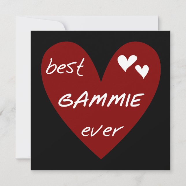 Red Heart Best Gammie Aldrig Tshirts och Gifts (Framsida)