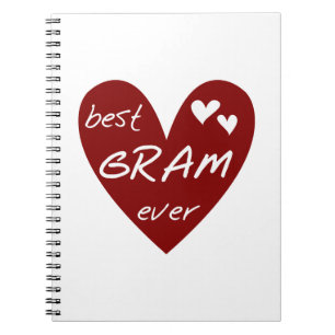 Red Heart Best Gram någonsin presenterat Anteckningsbok
