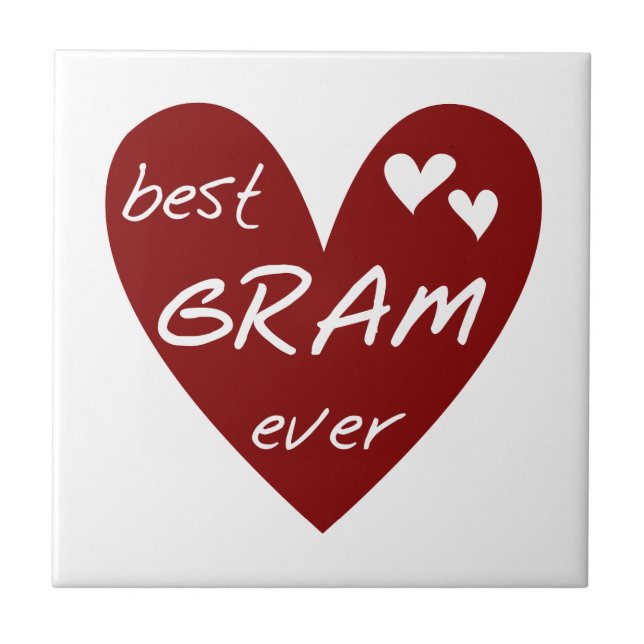 Red Heart Best Gram någonsin presenterat Kakelplatta (Framsidan)