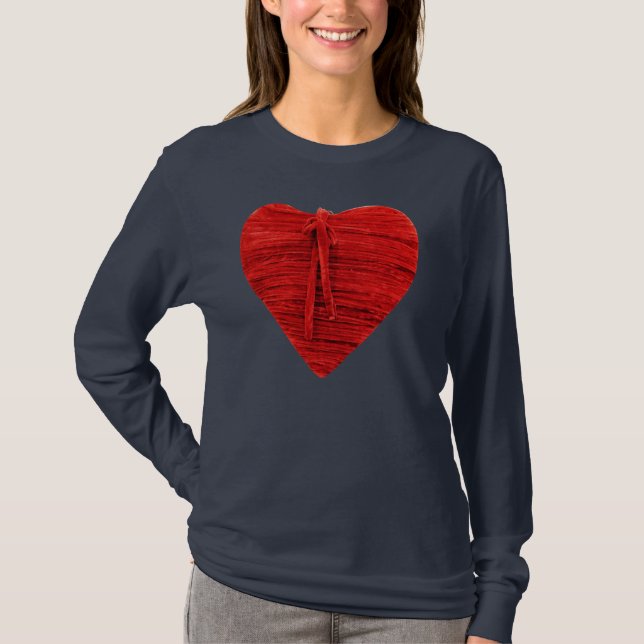 RED HEART BLOUSE TEE (Framsida)