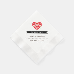 Red Heart Bröllop Pappersservett