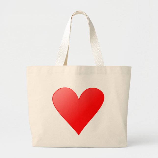 Red Heart Budget Tote Jumbo Tygkasse (Framsidan)