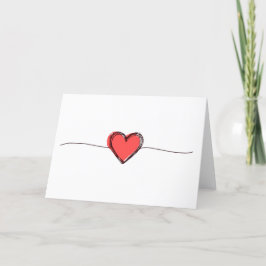 Red Heart Card Kort