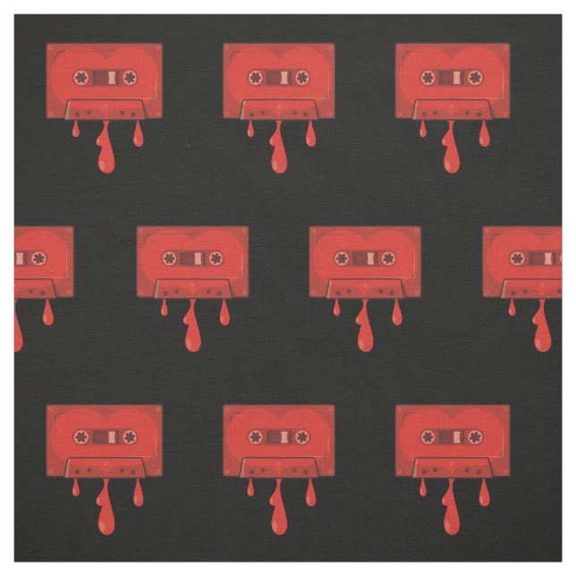 Red Heart Cassette Mönster Tyg (Provkarta)