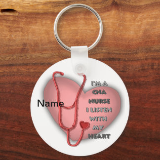 Red Heart CNA Nurse Nyckelring