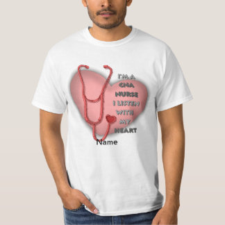 Red Heart CNA Nurse T Shirt