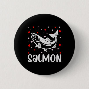 Red Heart Cupid Kärlek Graphic Salmon Älskare Vale Knapp