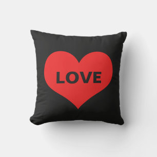 Red Heart Cute Kärlek Valentine Day Gift Decor Kudde