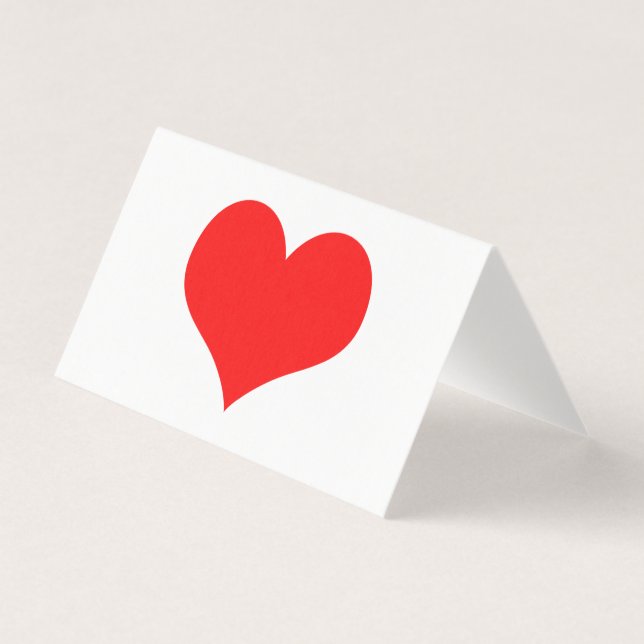 Red Heart Cute Valentine Day 2023 Anpassningsbar F Kort (Framsida)