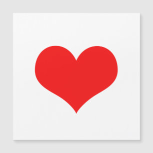 Red Heart Cute Valentine Day Anpassningsbar Färg 2