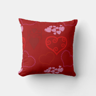 Red Heart Designer Alla hjärtans dag-kastkuddar Kudde
