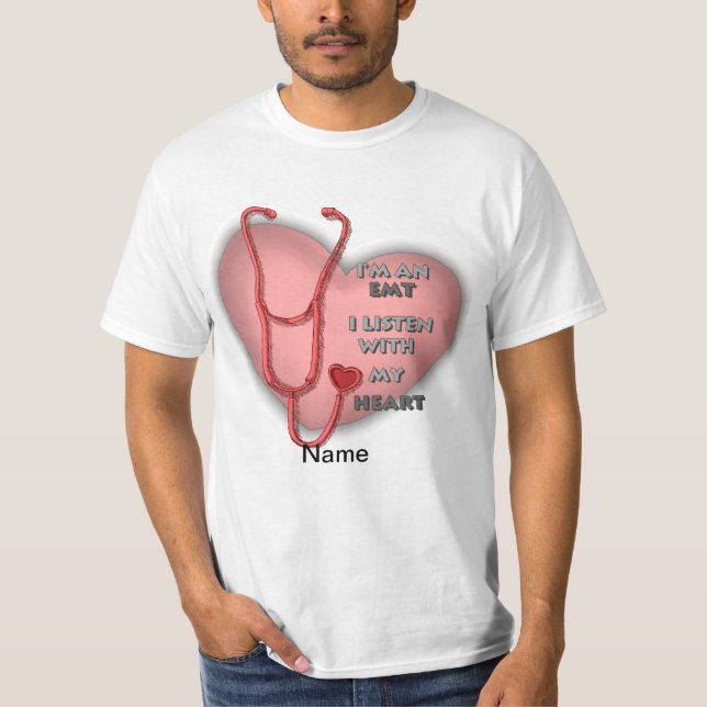 Red Heart EMT T Shirt (Framsida)