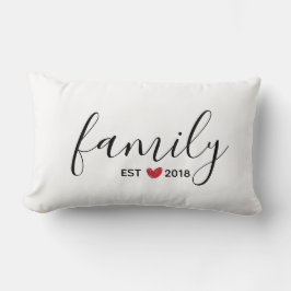Red Heart-familjen - etablerat år Lumbarkudde