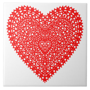 Red Heart Finare Graphic Mönster Kakelplatta