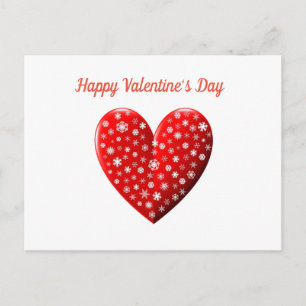 Red Heart Glad Alla hjärtans dag Vykort