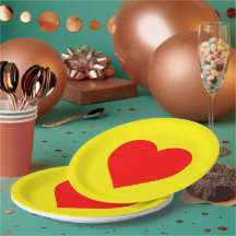 Red Heart Heat Gult
