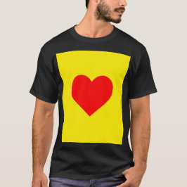 Red Heart Heat Pop Art T Shirt