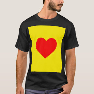 Red Heart Heat Pop Art T Shirt