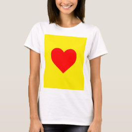 Red Heart Heat Pop Art T Shirt