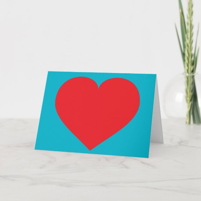 Red Heart Helgkort (Framsida)