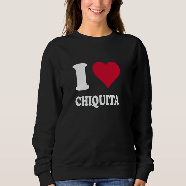 Red Heart I Kärlek Chiquita T Shirt (Framsida)