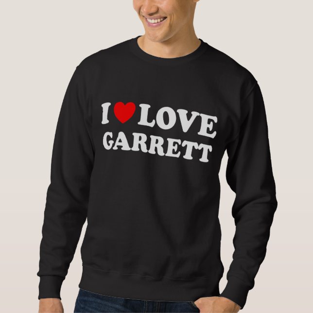 Red Heart I Kärlek Garrett Lång Ärmad Tröja (Framsida)