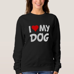 Red Heart I Kärlek My Hund T Shirt