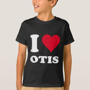 Red Heart I Kärlek Otis T Shirt