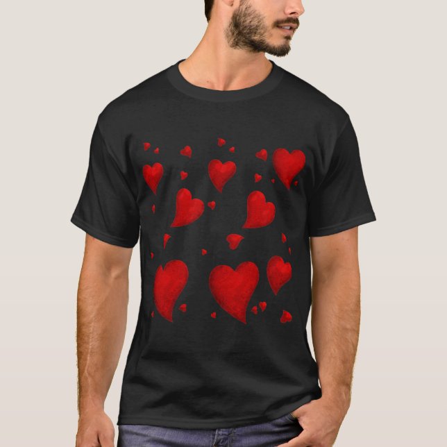 Red Heart-julen God jul Välkommen 2022 T Shirt (Framsida)