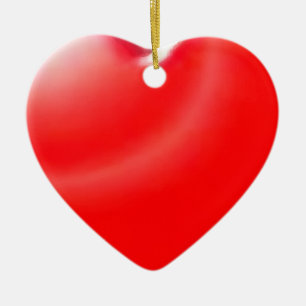 Red Heart Julgransprydnad Keramik