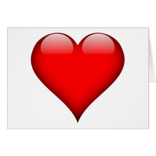 Red Heart Kärlek Hälsningskort