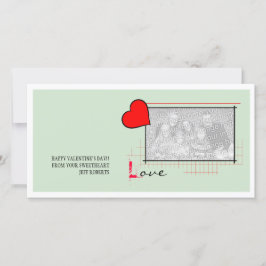 Red Heart Kärlek Julkort