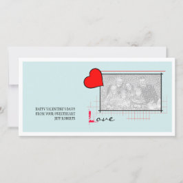 Red Heart Kärlek Julkort