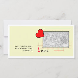 Red Heart Kärlek Julkort