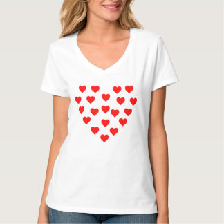 Red Heart Kärlek T-Shirt