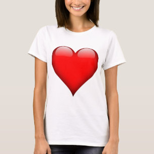Red Heart Kärlek T-shirt