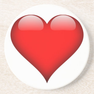 Red Heart Kärlek Underlägg