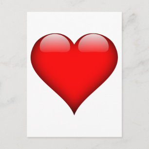 Red Heart Kärlek Vykort