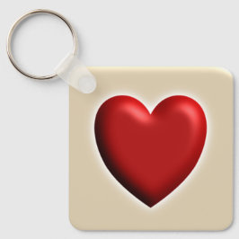 Red Heart Keychain – Cute 3D Love Design Nyckelring