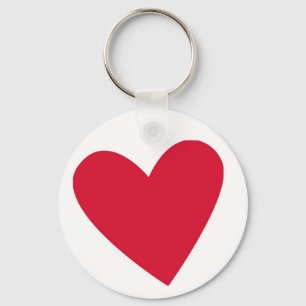Red Heart Keychain Nyckelring
