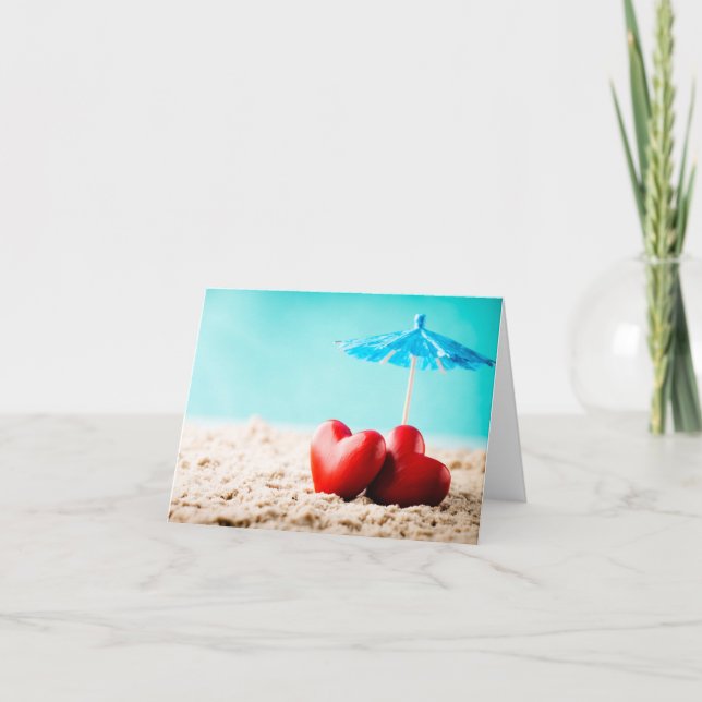 Red heart kort (Framsida)