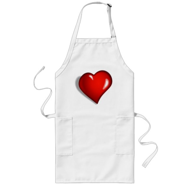 RED HEART LÅNGT FÖRKLÄDE (Framsidan)