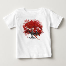 Red Heart Löv Träd T-shirt