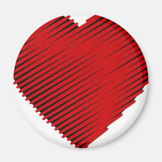 Red Heart Magnet