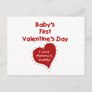 Red Heart Mamma och pappa Valentine Helg Vykort