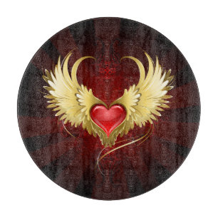Red Heart med Golden Vingar