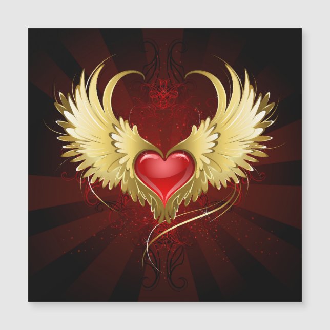 Red Heart med Golden Vingar (Framsida)