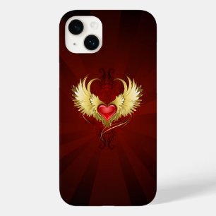 Red Heart med Golden Vingar