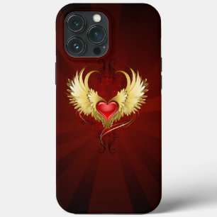 Red Heart med Golden Vingar