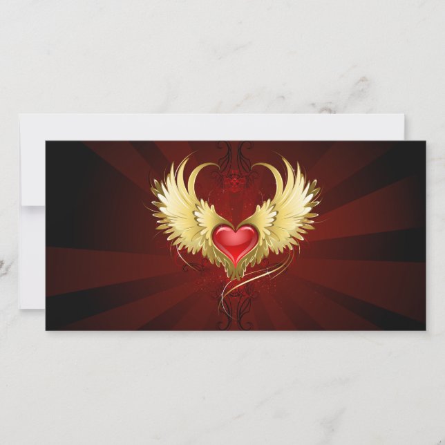 Red Heart med Golden Vingar (Framsida)